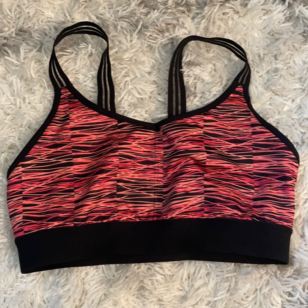 C9 by Champions Red and Black Sports Bra